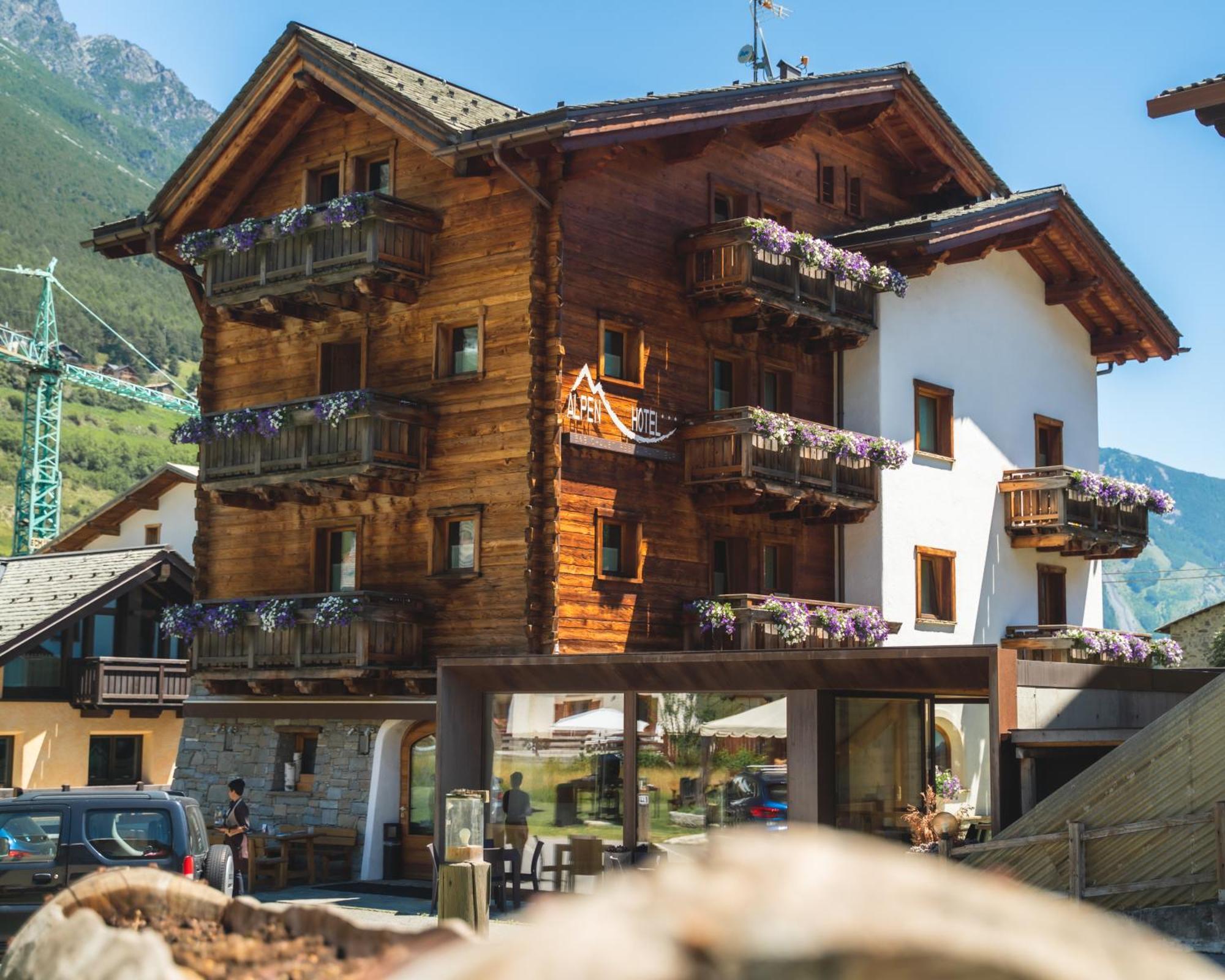 Alpen Hotel Chalet Pradelle Exteriör bild